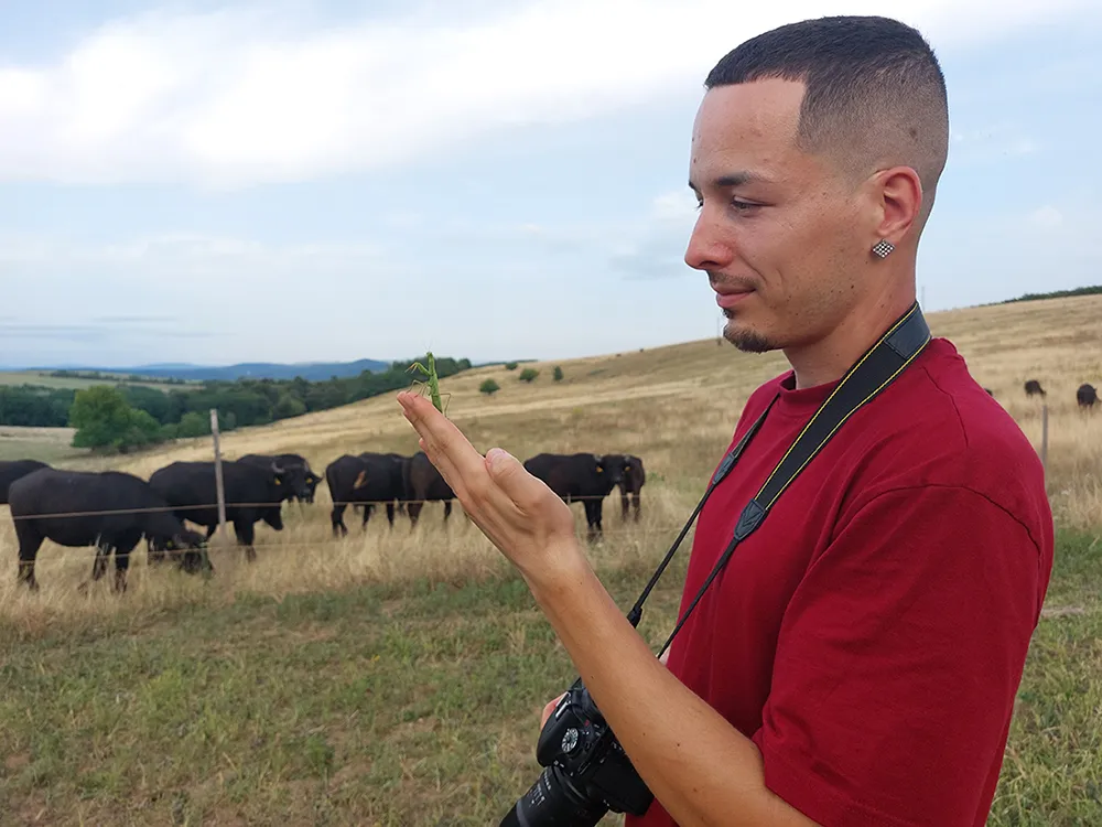 Marcell Banda at work